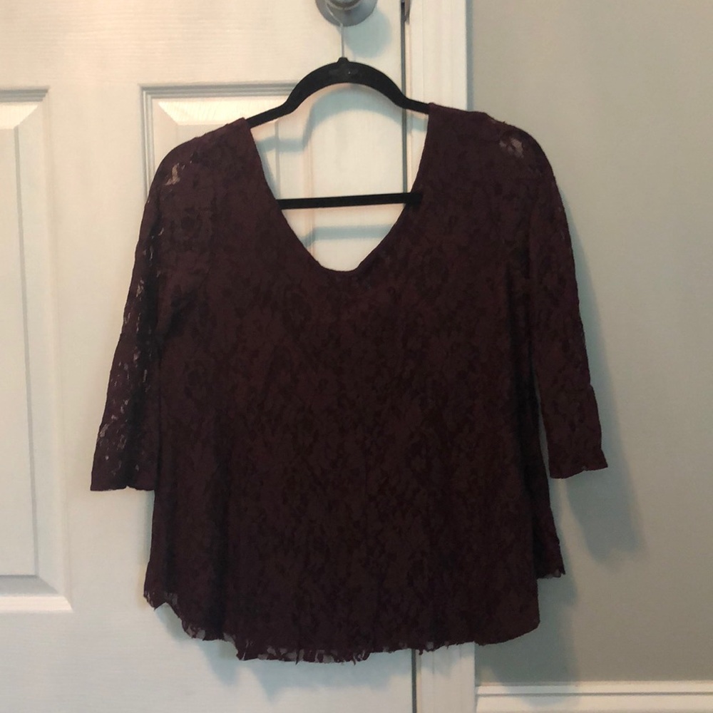 Lace Floral Blouse
